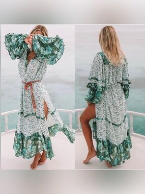 spell prairie lace dress SPELL & The Gypsy Prairie Sun Dress in White